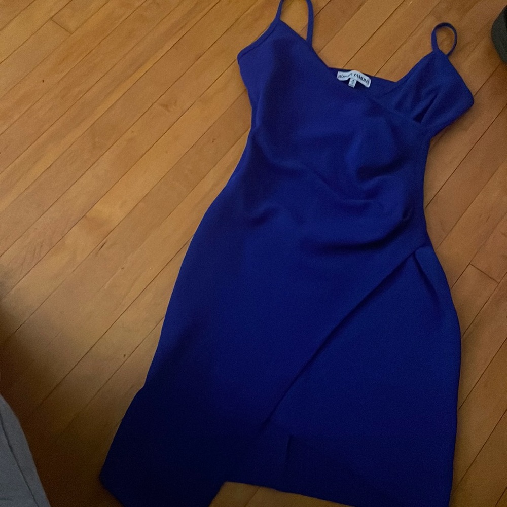 Blue homecoming dress
